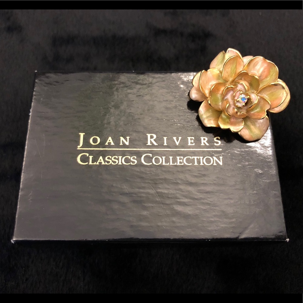 COPY - Joan Rivers Enamel Brooch